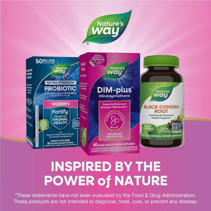 Nature's Way DIM-Plus – 60 vegane Kapseln für ausgewogenen Östrogenstoffwechsel