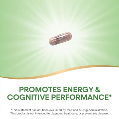 Nature's Way Rhodiola Premium Extrakt - 250 mg pro Portion, unterstützt Energie und kognitive Leistung*, adaptogenes Kraut*, Non-GMO Project verifiziert, vegan, glutenfrei, 60 Kapseln