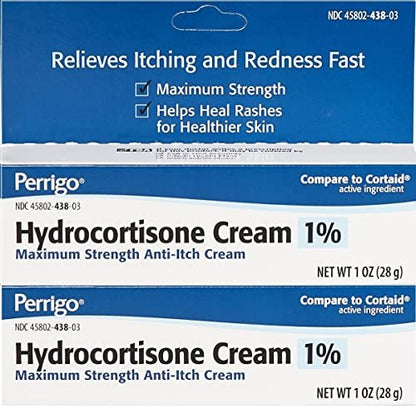 Cramer Hydrocortison Creme 1% – 28 g (1 Unze) – Linderung von Juckreiz & Hautreizungen
