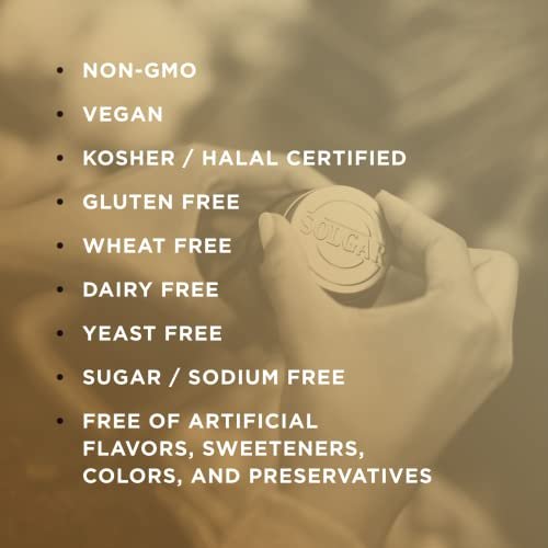 Solgar Sanftes Eisen, 180 vegane Kapseln – Ideal für empfindliche Mägen, nicht verstopfend, rotes Blutkörperchen-Supplement, Non-GMO, glutenfrei, laktosefrei, koscher – 180 Portionen