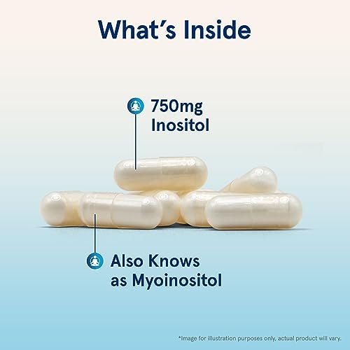 Jarrow Formulas Inositol 750 mg – Nahrungsergänzungsmittel für Leberunterstützung und Zellgesundheit, 100 vegane Kapseln