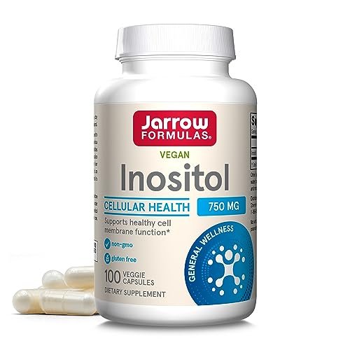Jarrow Formulas Inositol 750 mg – Nahrungsergänzungsmittel für Leberunterstützung und Zellgesundheit, 100 vegane Kapseln