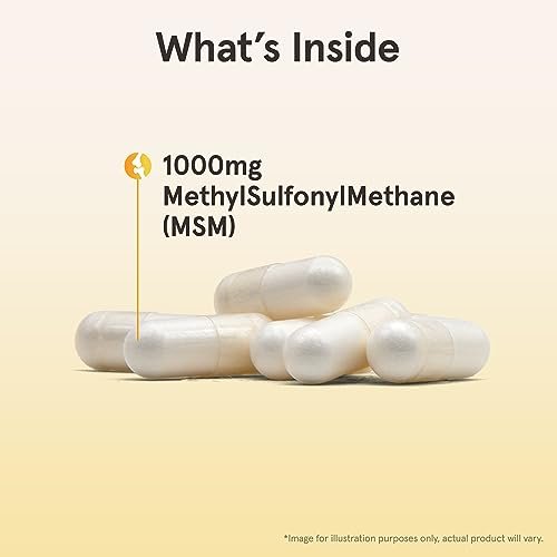 Jarrow Formulas MSM 1000 mg – 200 vegane Kapseln – Methylsulfonylmethan – Schwefelquelle – Nahrungsergänzungsmittel für starke Gelenke – bis zu 200 Portionen