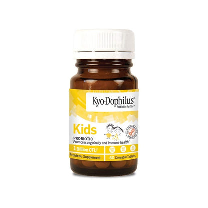 Kyolic Kyo-Dophilus Kids Probiotikum – 60 Kautabletten für Verdauung und Immunsystem