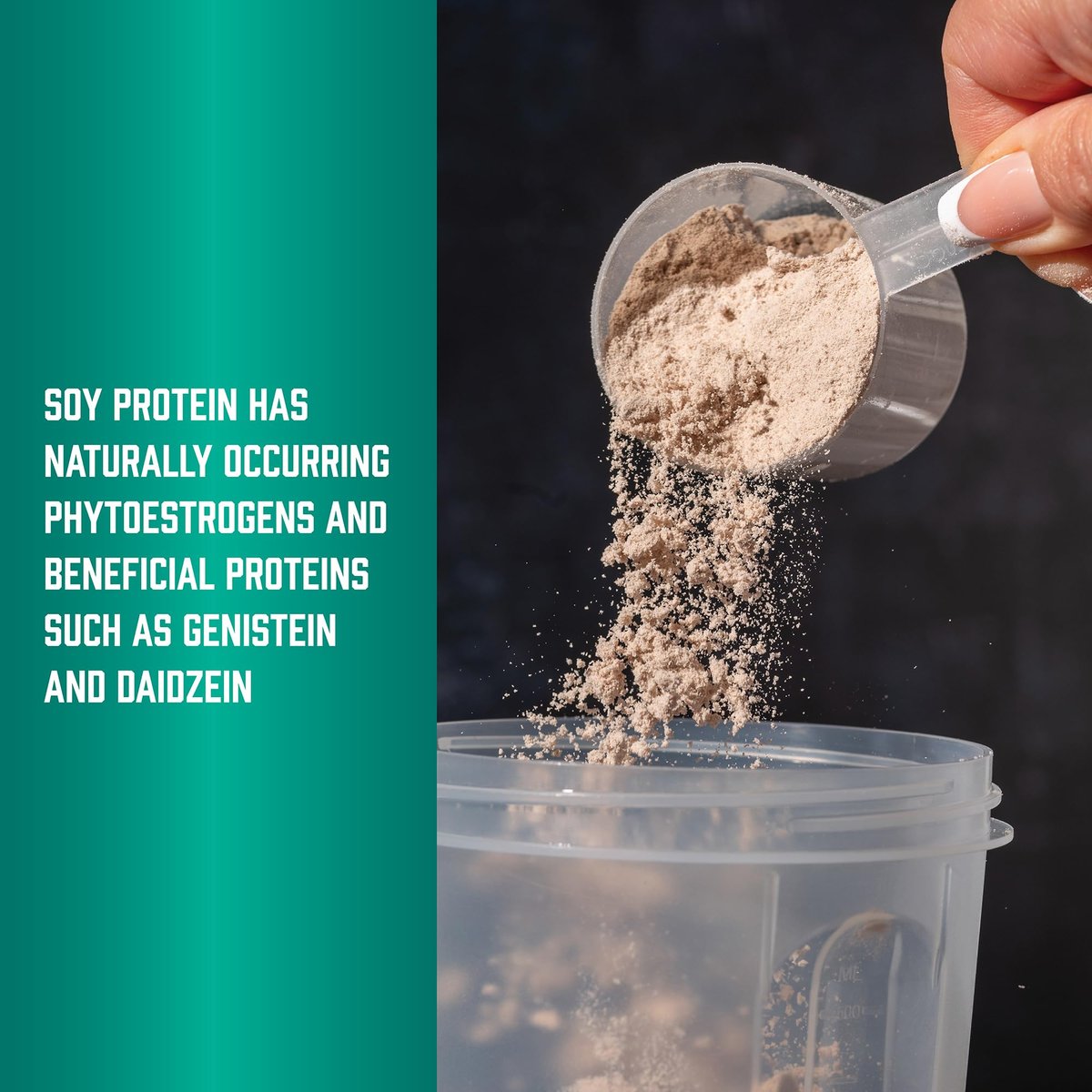 NOW Foods Soy Protein Isolat 20 g, 0 Kohlenhydrate, ungewürztes Pulver, 1,2 Pfund