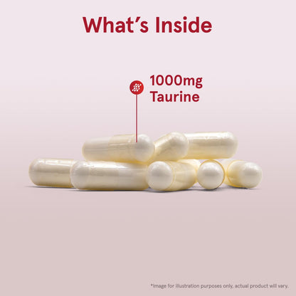 Jarrow Formulas® Taurin 1000 mg – Nahrungsergänzungsmittel, Aminosäure zur Unterstützung der Gehirngesundheit, 100 Kapseln, 100-Tage-Vorrat