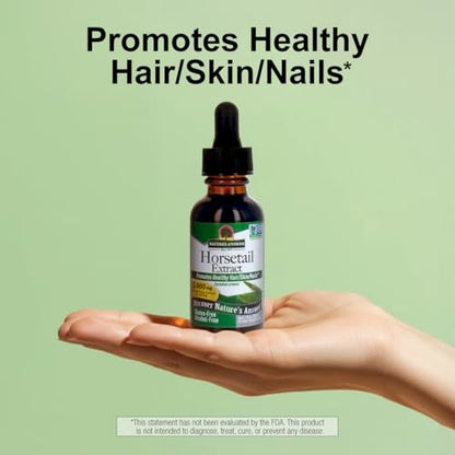 Nature's Answer Schachtelhalm | Fördert gesundes Haar, Haut & Nägel | Hergestellt in den USA | Glutenfrei, alkoholfrei, koscher zertifiziert & ohne Konservierungsstoffe 30 ml