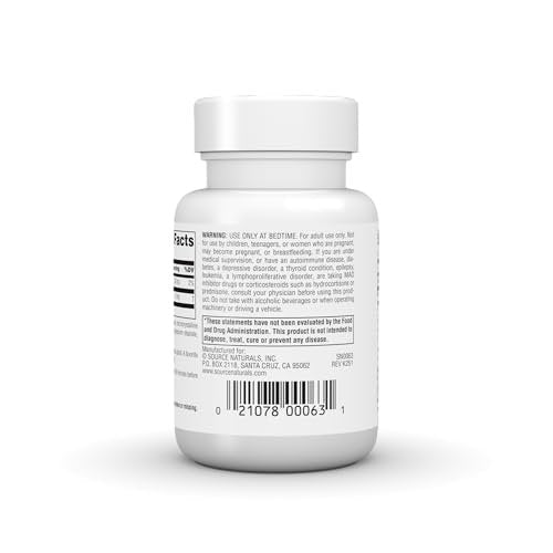 Source Naturals Melatonin 2 mg – 120 Zeitfreisetzungstabletten zur Förderung des Schlafs*