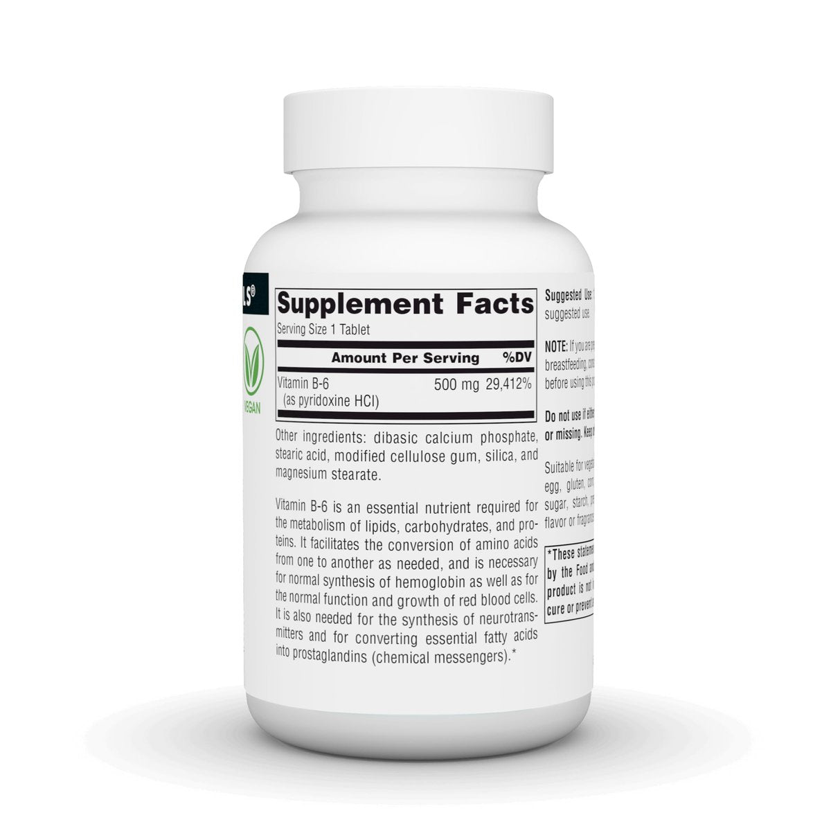 Source Naturals Vitamin B-6 500 mg - 100 Tabletten | Hochdosiertes Pyridoxalphosphat