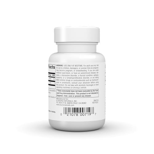 Source Naturals Melatonin 1 mg – 100 Tabletten – Schlafunterstützung*