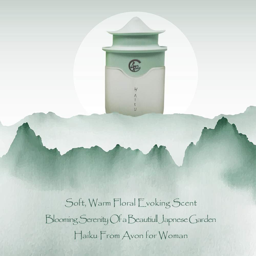AVON Haiku Eau de Parfum für Damen – Naturinspirierter Damenduft – Frisch-grüner, blumiger, langanhaltender Duft mit japanischer Yuzu – 50 ml – Ihr Signature-Parfüm für tägliche Zen-Momente