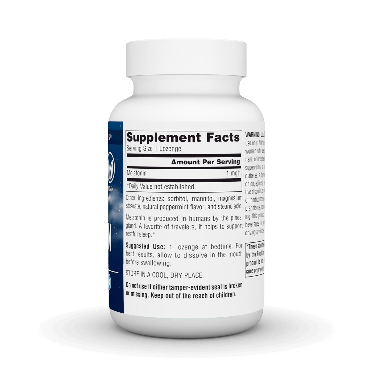 Source Naturals Melatonin 1 mg – 300 Minzgeschmack-Lutschtabletten zur Unterstützung des Schlafs*