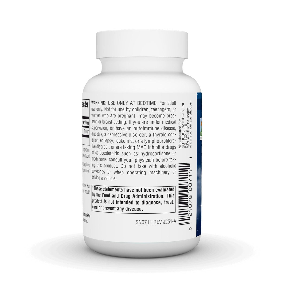 Source Naturals Melatonin 1 mg – 300 Minzgeschmack-Lutschtabletten zur Unterstützung des Schlafs*