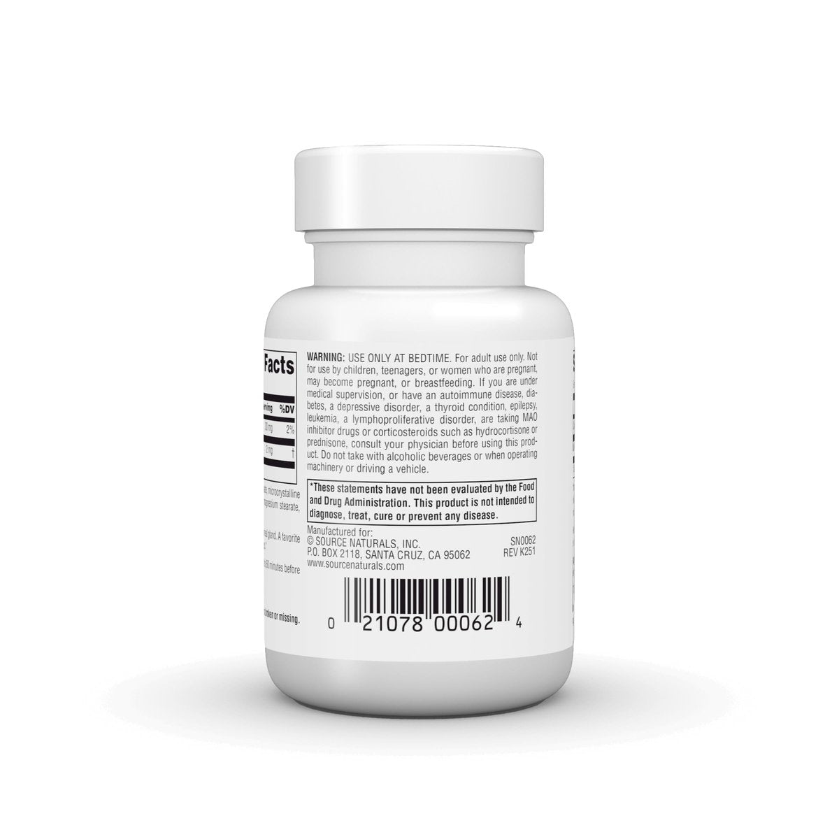 Source Naturals Melatonin 2 mg – 60 zeitverzögerte Tabletten zur Förderung des Schlafs*