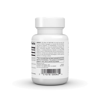 Source Naturals Melatonin 2 mg – 60 zeitverzögerte Tabletten zur Förderung des Schlafs*