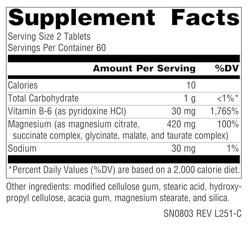 Source Naturals Ultra-Mag, 5-in-1 – Bioverfügbares Magnesium für Muskeln & Nerven* – 120 vegane Tabletten