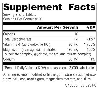 Source Naturals Ultra-Mag, 5-in-1 – Bioverfügbares Magnesium für Muskeln & Nerven* – 120 vegane Tabletten