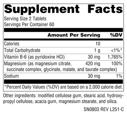 Source Naturals Ultra-Mag, 5-in-1 – Bioverfügbares Magnesium für Muskeln & Nerven* – 120 vegane Tabletten