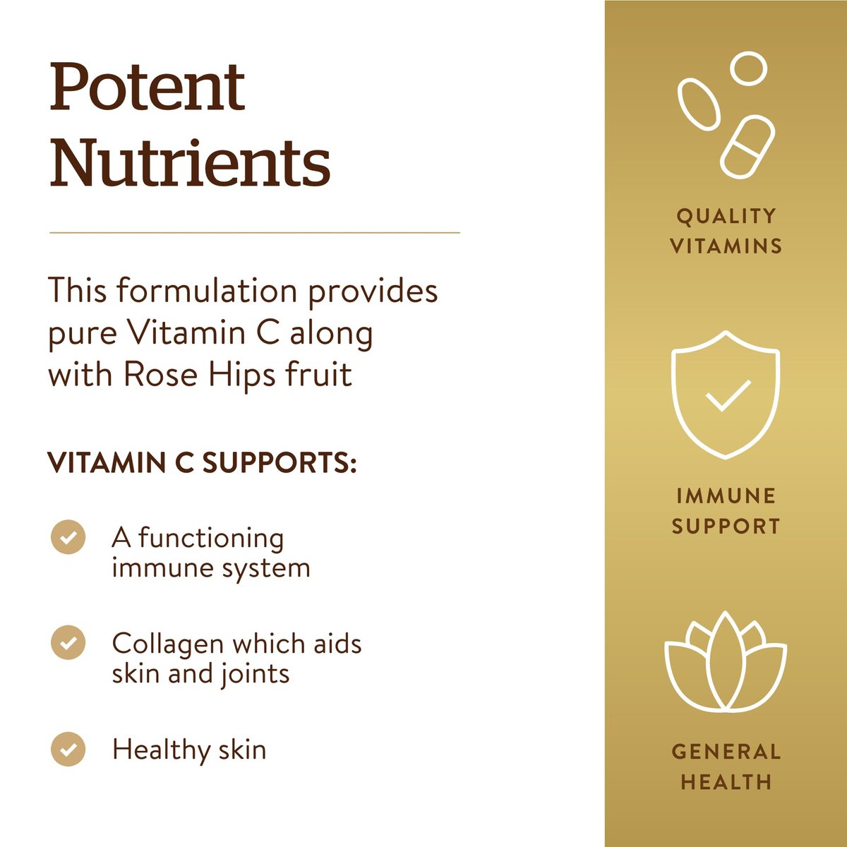 Solgar Vitamin C 1500 mg mit Hagebutte, 180 Tabletten - Antioxidans & Immununterstützung - Gesamtwohlbefinden - Unterstützt gesunde Haut & Gelenke - Non GMO, Vegan, Glutenfrei, Laktosefrei, Koscher - 180 Portionen