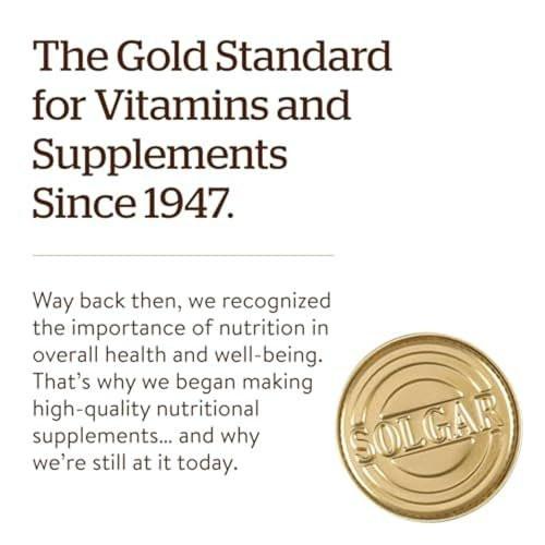 Solgar Zinkpicolinat 22 mg, 100 Tabletten – Unterstützt gesunde Haut, Immunsystem, Geschmacks- und Sehsinn – Antioxidans – Nicht-GVO, Vegan, Glutenfrei, Koscher – 100 Portionen