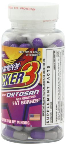 Stacker 3 Stoffwechsel-Booster Fettverbrenner mit Chitosan, Kapseln, 100 Stück Flasche