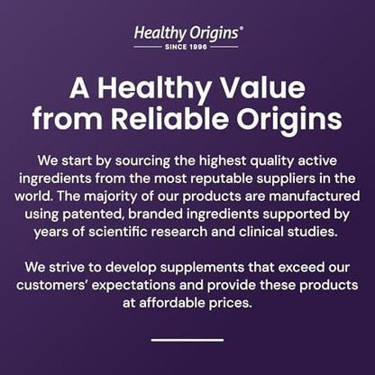 Healthy Origins CoQ10 100 mg, 30 Softgels – Natürliches Trans-Isomer Ubichinon, Hefefermentiert, Hohe Bioverfügbarkeit, Coenzym Q10 für Herzgesundheit & Zellenergie – Antioxidans Nahrungsergänzungsmittel