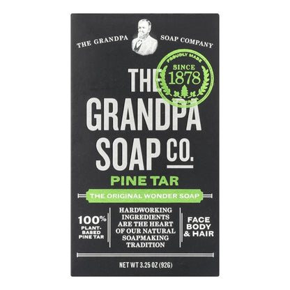 Grandpas Pine Tar Seife – 4,25 Unzen Bar