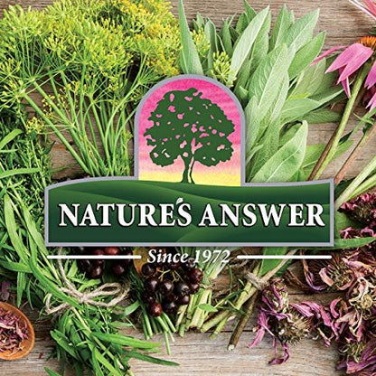 Nature's Answer Rotklee-Extrakt 1 Unze – Alkoholfrei, Frauenwohlbefinden, Wechseljahre Unterstützung, Tägliche Portionen, Koscher, Glutenfrei, Hergestellt in USA
