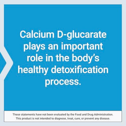 Life Extension Calcium D-Glucarate 200 mg – 60 Kapseln – Unterstützt die Entgiftung und hilft, unerwünschte Verbindungen auszuspülen – Glutenfrei, Nicht-GVO, Vegetarisch