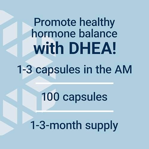 Life Extension DHEA 15 mg – Hormonhaushalt-Supplement zur Unterstützung von Gedächtnis, Muskelmasse, Knochendichte und gesundem Sexualtrieb – glutenfrei, nicht gentechnisch verändert – 100 Kapseln