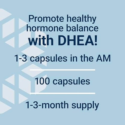 Life Extension DHEA 15 mg – Hormonhaushalt-Supplement zur Unterstützung von Gedächtnis, Muskelmasse, Knochendichte und gesundem Sexualtrieb – glutenfrei, nicht gentechnisch verändert – 100 Kapseln