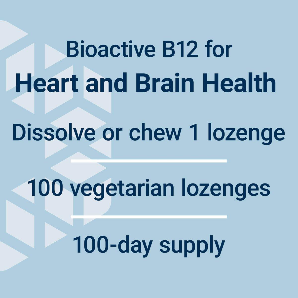 Life Extension Vitamin B12 Methylcobalamin 500mcg – Zuckerfreie Lutschtabletten für Energie & Gehirngesundheit – 100 Stück