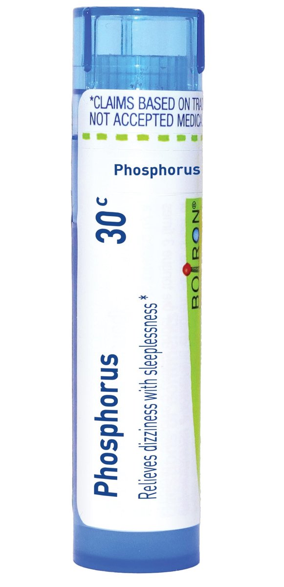 Boiron Phosphorus 30C Homöopathisches Mittel gegen Schwindel – 80 Kügelchen