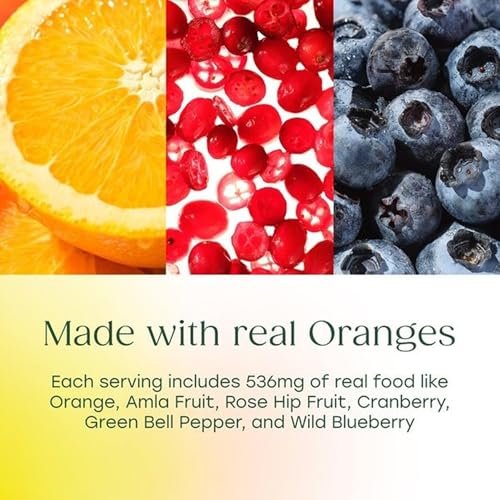 MegaFood Complex C – Immunsystem-Unterstützung mit täglichem Vitamin C aus echter Nahrung – Vegan & Allergenarm – 30 Tabletten
