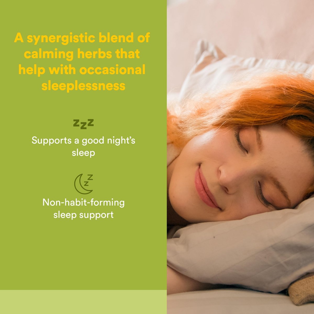 Herbal Factors Sleep Relax Formula von Natural Factors – Natürliches Schlafmittel mit Baldrianwurzel, Passionsblume und Helmkraut, Non-GMO, 90 Kapseln (90 Portionen)