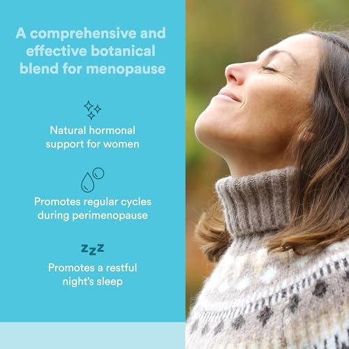 Natural Factors Menosense Veg-Kapseln, 90 Stück – Pflanzliche Unterstützung in den Wechseljahren