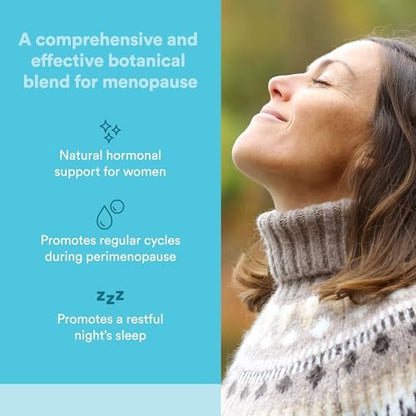 Natural Factors Menosense Veg-Kapseln, 90 Stück – Pflanzliche Unterstützung in den Wechseljahren
