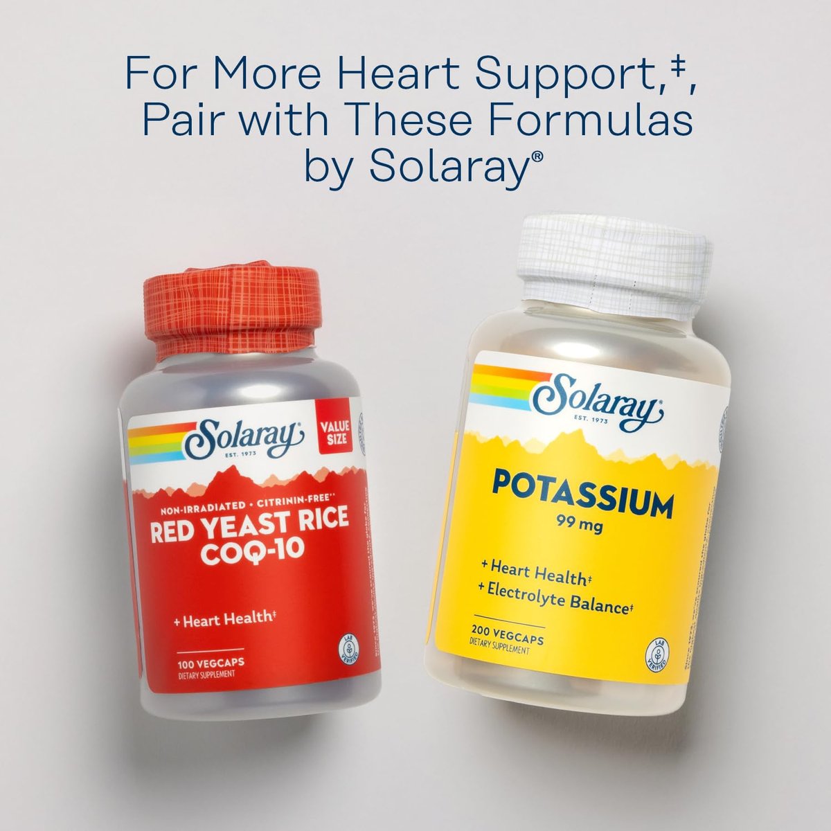 SOLARAY Bio Knoblauch Kapseln - 560 mg Knoblauchpräparat für Herzgesundheit - USDA Bio Knoblauchkapseln - Vegan - 60-Tage Geld-zurück-Garantie - 100 Portionen, 100 VegCaps