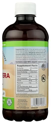 Lily of the Desert Aloe Vera Gel 946 ml – Reines Inner-Fillet-Gel für Verdauung und Wohlbefinden