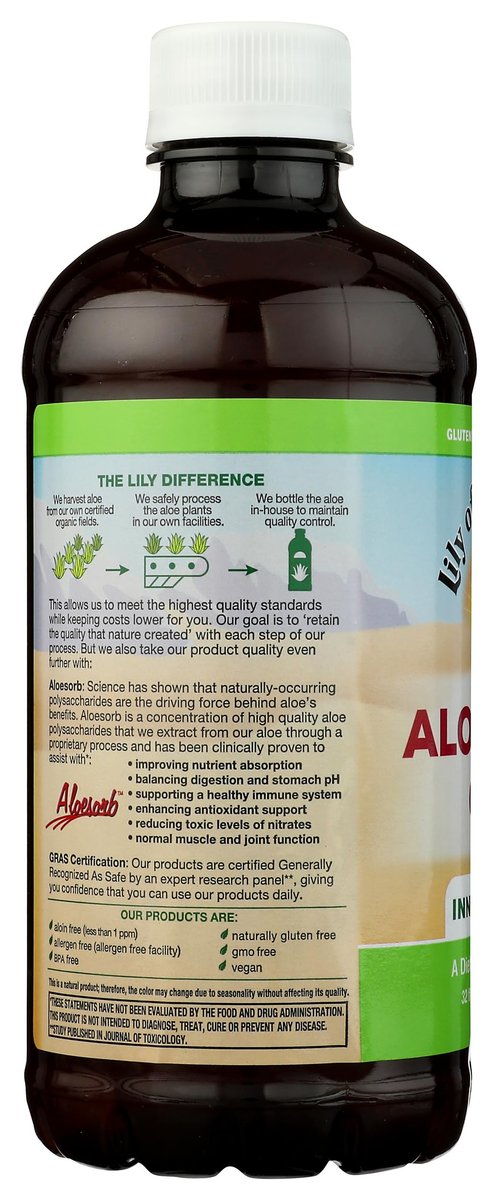 Lily of the Desert Aloe Vera Gel 946 ml – Reines Inner-Fillet-Gel für Verdauung und Wohlbefinden