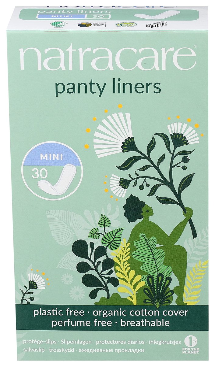 NATRACARE Mini Slipeinlagen, unparfümiert, 30 Stück