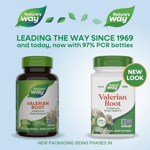 Nature's Way Baldrianwurzel, 1.590 mg, 100 Kapseln