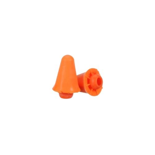 3M Ersatzpods für Banded Gehörschützer Modell 90537H1-DC, 2 Paar (4 Pods), Schalldämmwert (NRR) 28 dB, einfach einzuführen und zu entfernen, orange Ohrstöpsel Ersatz (90538-2-10DC)