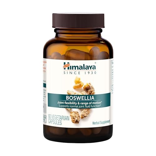 Himalaya Boswellia – Gelenkunterstützung für Beweglichkeit und Flexibilität, fördert die Gewebserhaltung, 250 mg, 60 Kapseln