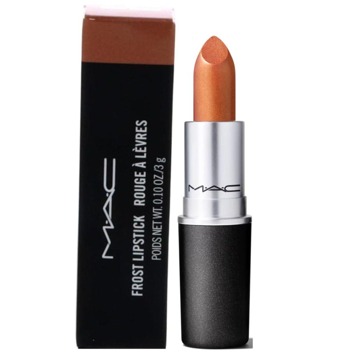 MAC Frost Lipstick – Bronze Shimmer | Hochpigmentierter Lippenstift mit schimmerndem Finish
