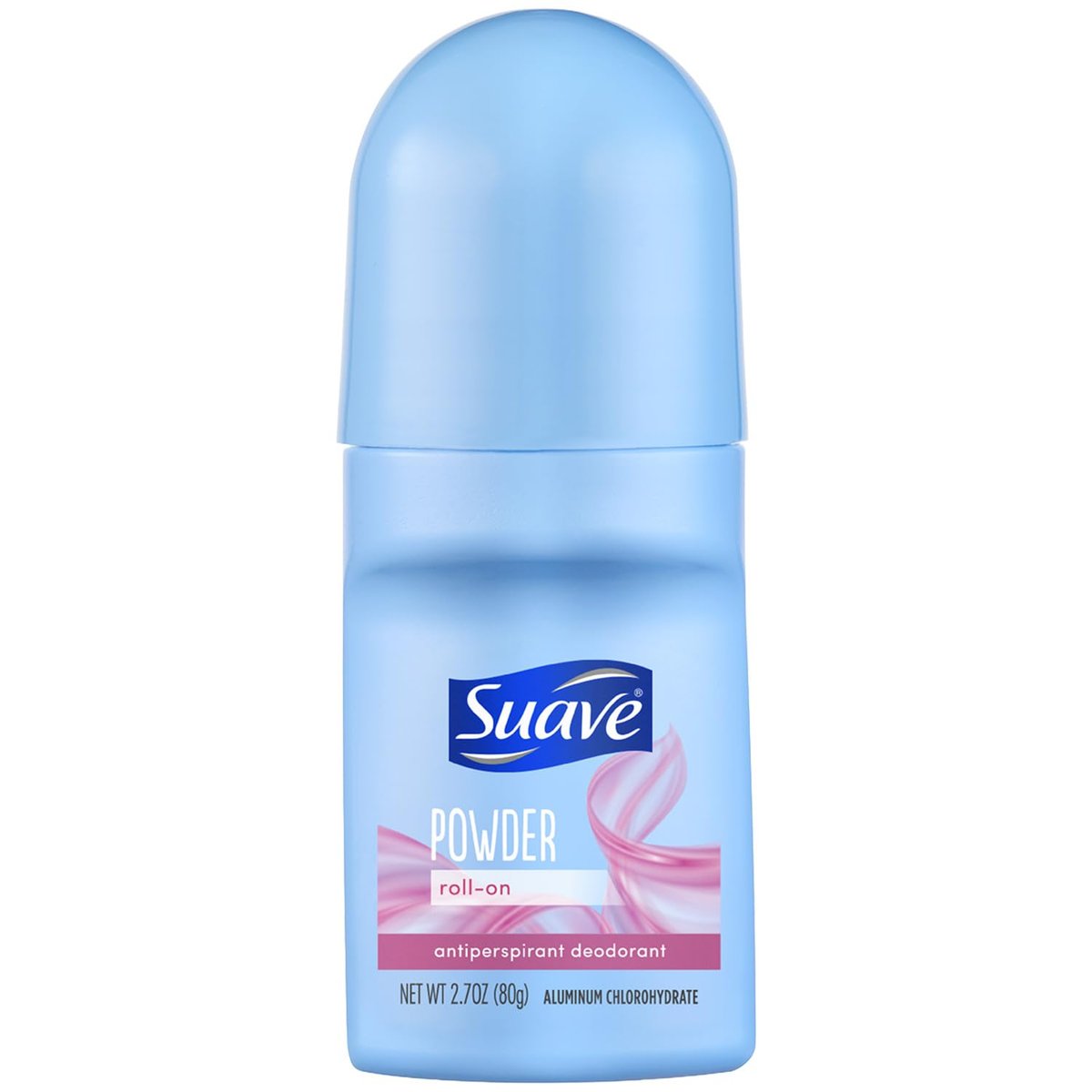 Suave Roll-On Deodorant für Frauen, Powder Fresh Duft – Antitranspirant Deodorant mit 24h Schweiß- und Geruchsschutz, 76,5 g
