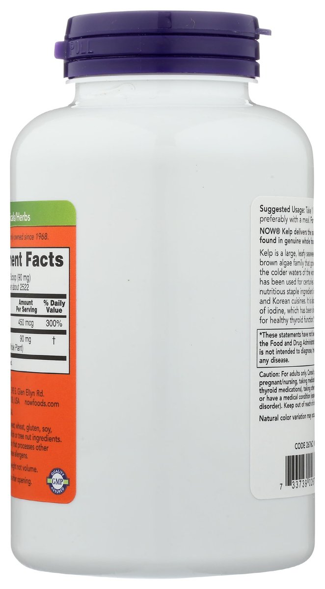 NOW Foods Kelp Pulver – 227 g (8 oz) | Natürliche Jodquelle aus Meeresalgen