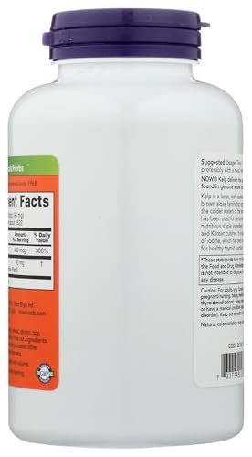 NOW Foods Kelp Pulver – 227 g (8 oz) | Natürliche Jodquelle aus Meeresalgen