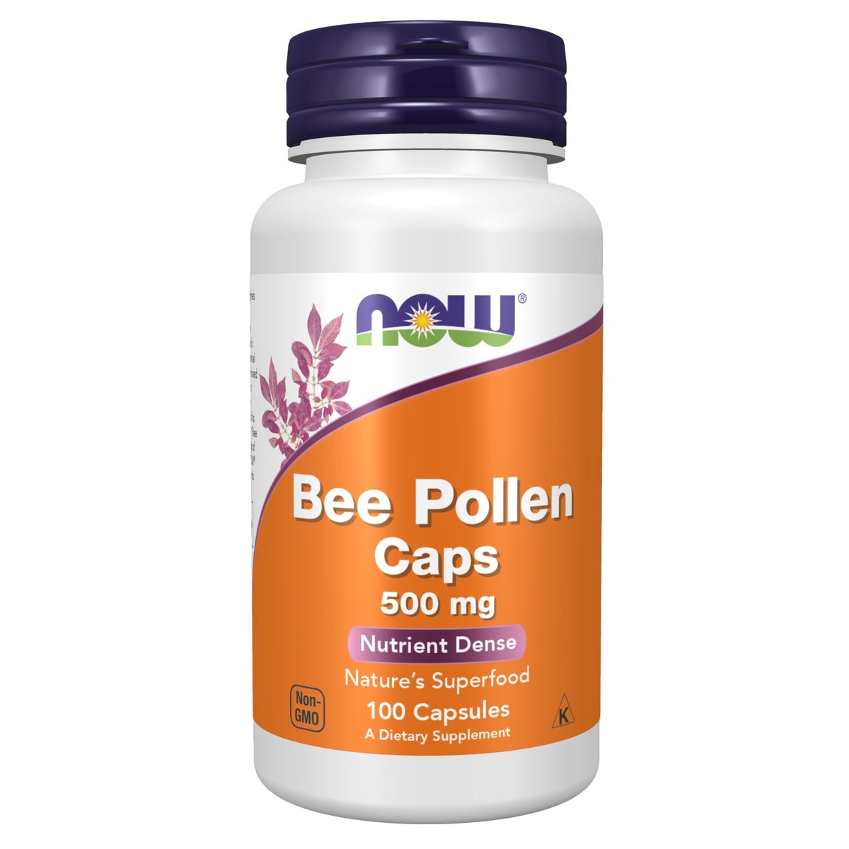 NOW Foods Crd Bienenpollen, 100 Kapseln - Hochwertiges Nahrungsergänzungsmittel