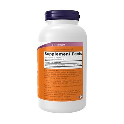 NOW Foods MSM (Methylsulfonylmethan) 1.500 mg – 200 Tabletten – Unterstützt gesunde Gelenke und Knorpel*